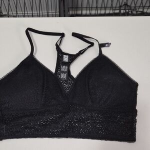 DKNY Black Textured Bralette